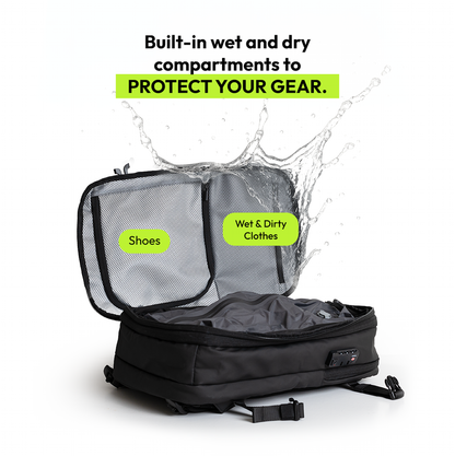 Filipp Ramus™ MetroVault – Expandable Compression Backpack