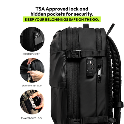 Filipp Ramus™ MetroVault – Expandable Compression Backpack